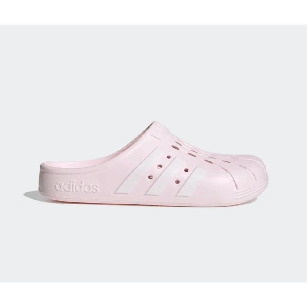 adidas Unisex Adilette Clog Slide Sandal Almost Pink | Cloud White Men 11 NWB